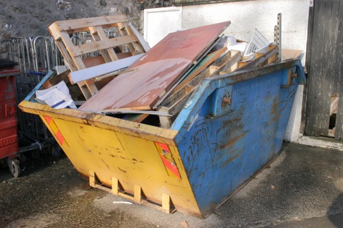 Commercial waste removal services in Manor Park